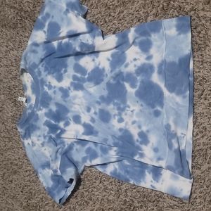 Blue tie-dye tshirt
